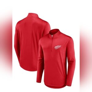 NWT Fanatics Red Wings NHL Logo Pullover